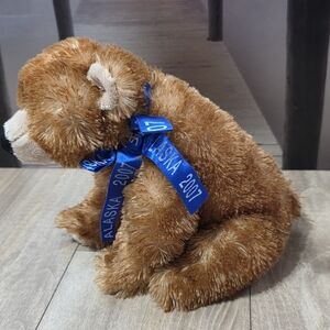Aurora Brown Teddy Bear, Blue Alaska 2007 Ribbon